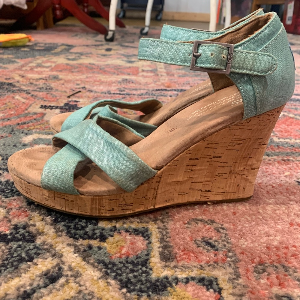 Pinup Wedges by TOMS size 7.5